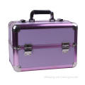 Customized Purple beauty case for cosmetic storage